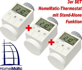 eQ-3 HomeMatic Funk-Heizkörperthermostat 3er Set